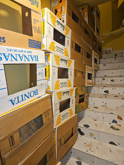 Banánové krabice, stěhování, přepravky, úložné boxy - 3