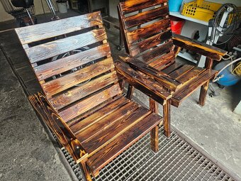 Nové opalované křesla - ruční výroba - 3