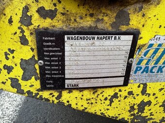 Přívěsný vozík brzděný 2x5m - 3