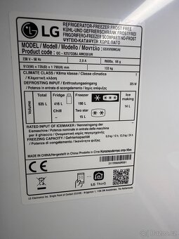 Prodám chladničku americkou LG - 3