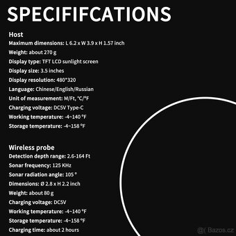 Sonar na ryby, echolot Lucky Pro - 3