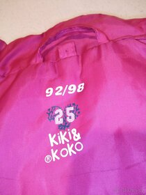 prodám teplou vestu, dívčí, růžová 92/98 Kiki&Koko - 3