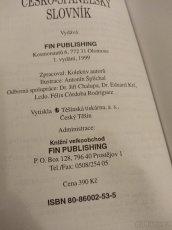 Slovník česko-španělský | FIN publishing | 1999 - 3