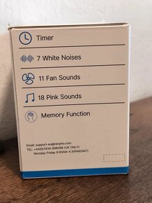 Reproduktor - uklidňující zvuky White Noise Machine - 3