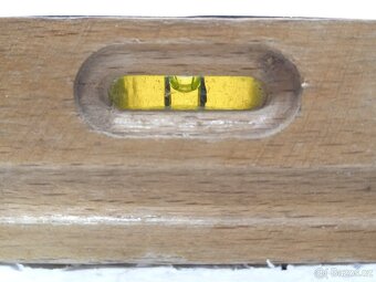 15cm Mini retro dřevěná vodováha / vodní váha - 3