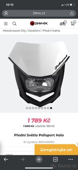 Nová maska se světlem Polisport univerzální - 3