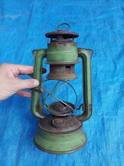 Stará petrolejová lampa Meva Czechoslovakia - 3