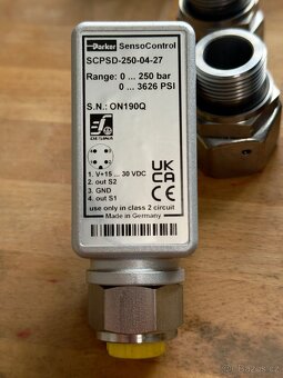 Parker SensoControl SCPSD‑250‑04‑27 | 0–250 bar | nový - 3
