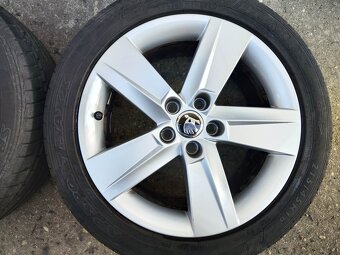 16"letní alu sada Rock 5x100 origo Škoda Fabia 3 Rapid Polo - 3