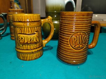 Keramický džbán, půlitr - 3