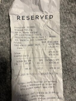 Dámský svetr RESERVED nový v. XS. Vypadá jak S. Osobní odběr - 3