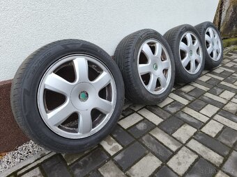 ALU kola R15 Škoda Fabia (5x100) + pneu - 3