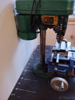 Sloupová vrtačka Target TT-6 + křížový stůl a svěráky - 3