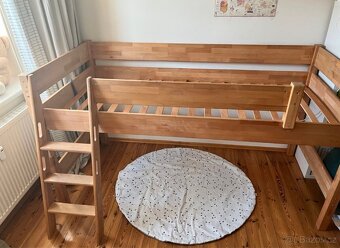 Detska postel 90x200 vyvýšená - 3