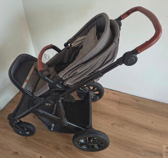 Kočárek Kinderkraft Prime 2v1 šedý - 3