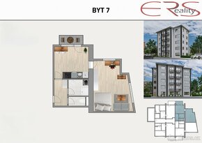 Prodej byty 2+kk, 41 m2 - Jablonec nad Nisou - Mšeno nad Nis - 3