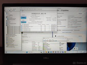 Kovový podsvícený Dell,i7-8gen,Nvidia,13", SSD. - 3