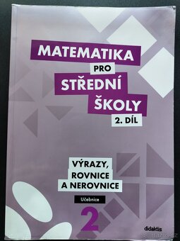 Učebnice a pracovní sešity matematika SŠ - 3