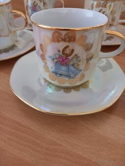 Porcelánová šálky s podšálky - 3