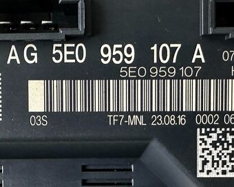 Řídící jednotka el. kufru 5E0959107A Škoda Octavia 3 2017 - 3