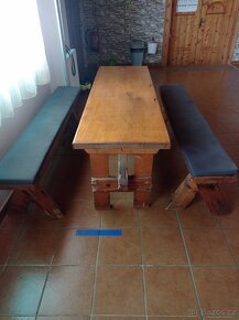Stoly a lavice z masívu - 3