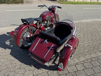 Triumph Speed Twin 500 OHV 1955 + sidecar - 3