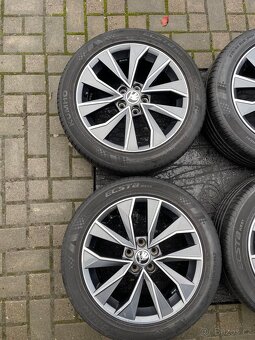 ORIGINÁL Alu Škoda ITIALIA R16, 5x100 - LETNÍ PNEU - 3