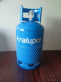 Pb bomba láhev 5 kg plná Zaplombovaná na Gril - 3