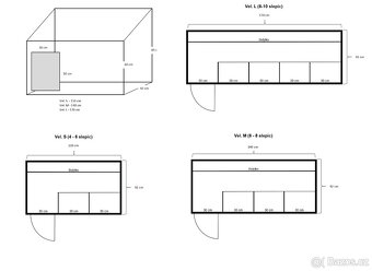 Kurník standart - zateplený, palubky/OSB - 3 velikosti - 3