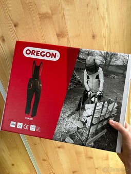OREGON protipořezové kalhoty s laclem vel.M - 3