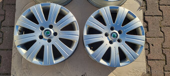Alu kola originál Škoda Superb 5x112 6x17 ET45 3T0 601 025 J - 3