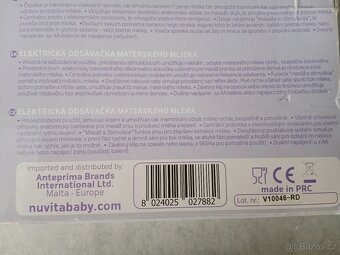 Elektrická odsávačka mateřského mléka Nuvita - 3