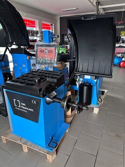 Automatická vyvažovačka kol s brzdou, LASER - 3