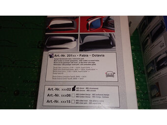 Milotec 201/02 kryty zrcátek lesklý chrom Fabia, Octavia - n - 3