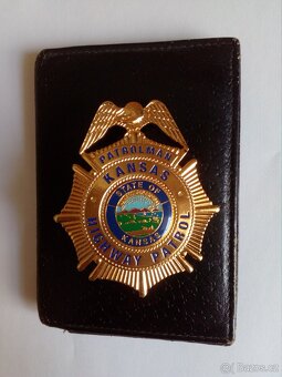 Prodám US odznak policie Kansas - 3