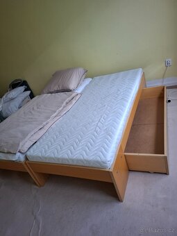 Postele s úložným prostorem - 3