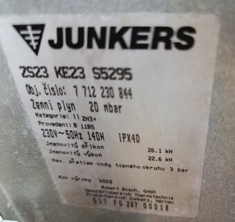 Kotel plynový Junkers - 3
