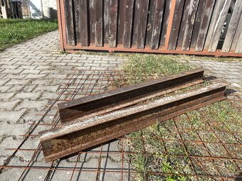 Železné kolejnice, nosníky/ íčka/ překlady IPE 150 a IPE 130 - 3