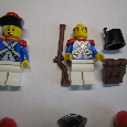 Lego figurky piráti vojáci a dělo středověk a příslušenství - 3