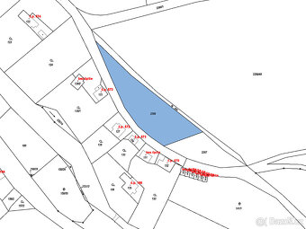 Prodej podílu 1/2 stavebního pozemku 1019 m2 v obci Vítkov, - 3