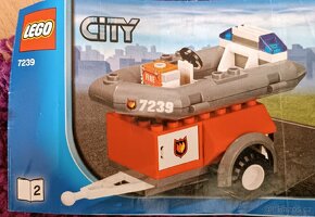 Lego hasiči+člun, kód 7239 - 3