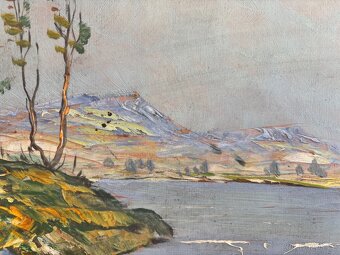 Obraz Jan Boža Pospíšil 1940, olej na desce 53x37 - 3