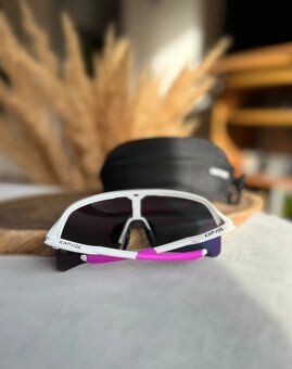 Bilo-růžové sportovní brýle Kapvoe - 3