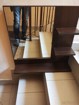 Koupelnový set-skříňka a zrcadlo - 3