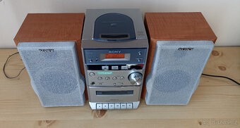 Krásná funkční hifi věž Sony HCD-EP313 (CD, rádio, kazeta) - 3
