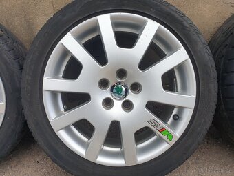 Originál Rs fabia 1 Alu disky 5x100 Spider - 3