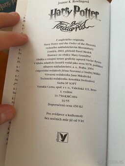 Harry Potter 4,5,6 první vydání - 3