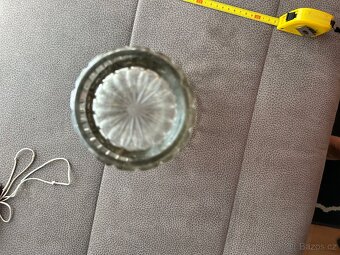 Váza retro sklo  čiré - 3