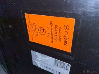 Dětská autosedačka Cybex Juno 2 fix - 3