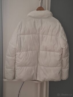 Pánská bílá bunda Pull & Bear vel.L/XL - 3